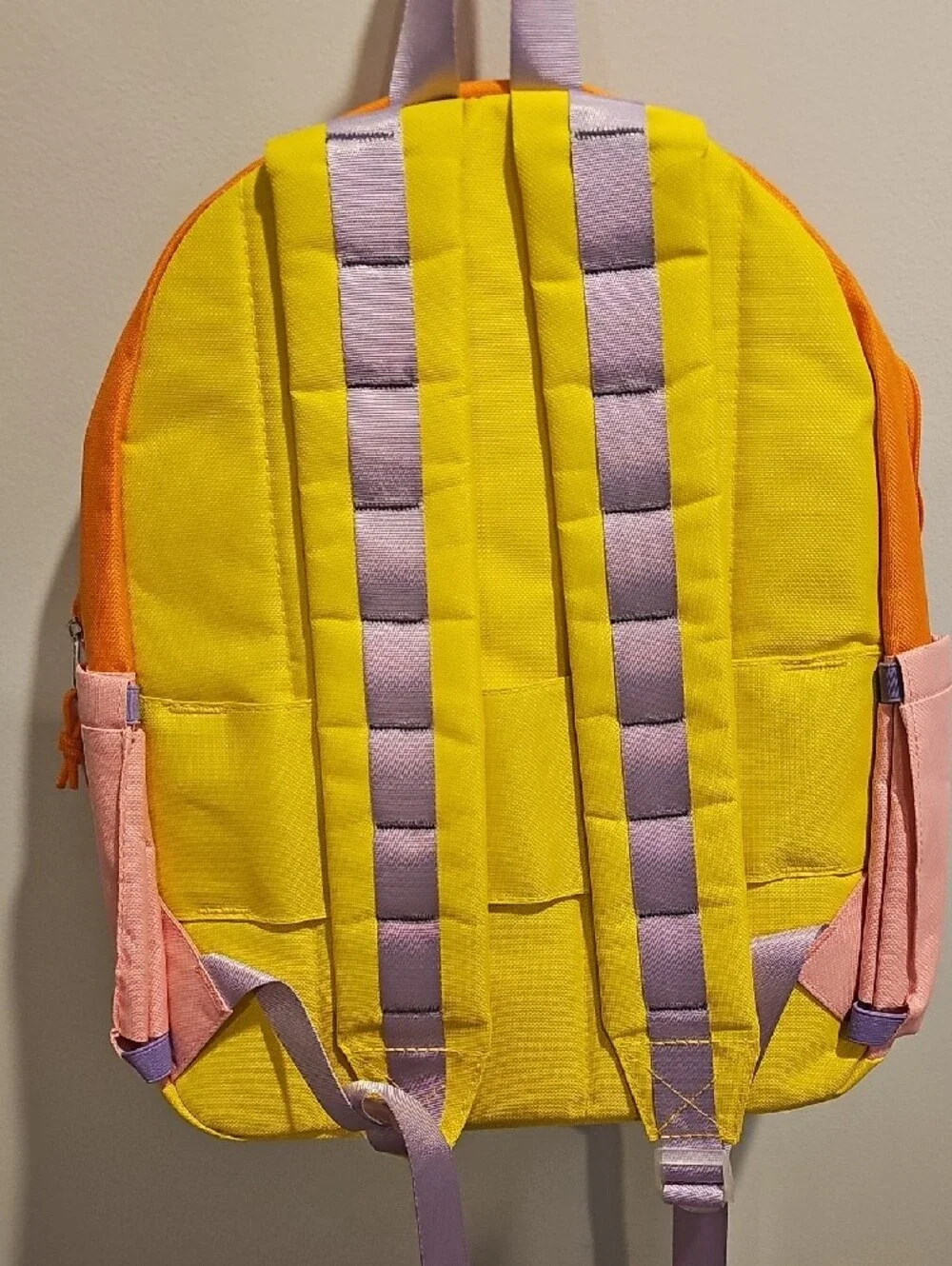 l*space Kids Colorblock Backpack in Orange, Mint, Blue, Pink, Lavender